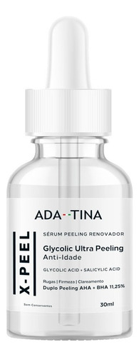 Sérum Duplo Peeling Renovador Anti-Idade Clareador X-Peel Glycolic Ultra Peeling - 30ml