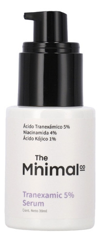 Serum Tranexámico 5% The Minimal Co 30ml Despigmentante Acne