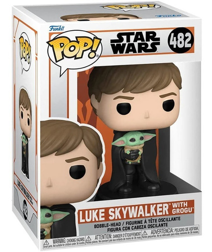 Funko Pop! Movies Star Wars - Luke Skywalker With Grogu #482