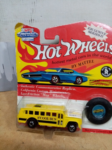 Autobus A Escala Hot Wheels Vintage Antiguo Raro  Coleccion 