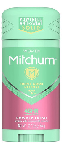 Mitchum Women Stick Solid Antiperspirant Deodorant, Powder F