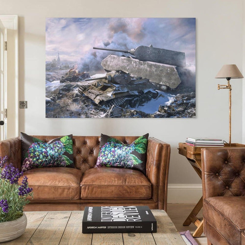 World Of Tanks Simple Poster Modern Home Canvas Wall