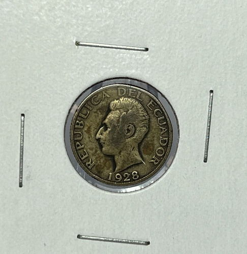 50 Centavos De Plata. Ecuador, 1928