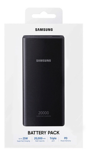 Samsung Batería Power Bank 20000mah 25w Carga Súper Rápida