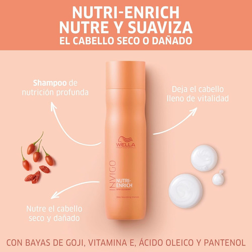 Shampoo 250ml + Conditioner + Masc Wella Invigo Nutri Enrich