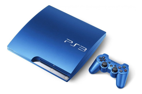 Sony PlayStation 3 Slim 320GB Standard cor  splash blue