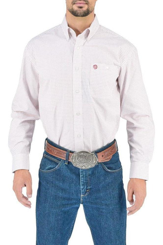 Imagen 1 de 6 de Camisa Vaquera Wrangler Hombre Western M 722