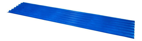 Telha Fibra Translúcida Azul Ondalev 2.44 X 0,5m Afort