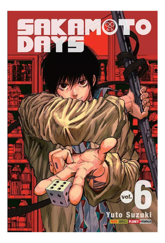 Sakamoto Days 06, De Yuuto Suzuki., Vol. 6. Editorial Panini, Capa Mole, Edição 06 Em Japonês, 2025