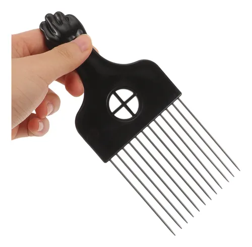 Cepillo De Pelo Para Hombre Con Aguja De Acero Bicolor, 2 Un