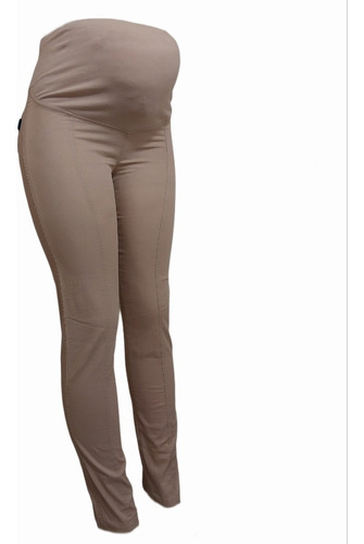 Pantalon Maternal, Corte Pitillo, Beige