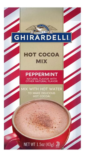 Ghirardelli, Chocolate Caliente Menta, Cocoa Peppermint 2pk