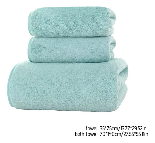 Juego De Toallas Soft Linen Premium De 3 Piezas, 1 Toalla De