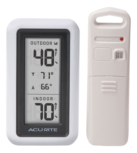 Acurite Termometro Digital Con Temperatura Interior, Exterio