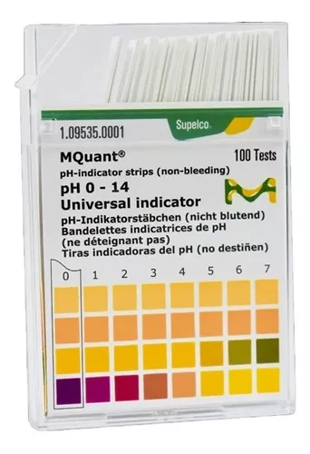 Tiras Ph 0-14 Marca Merck Pk/1,000