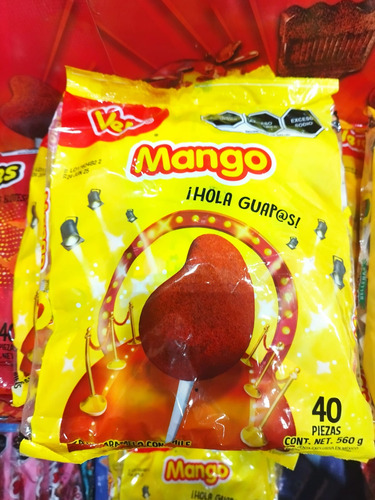 120 Paletas Vero Dulce De Caramelo Mango Con Chile