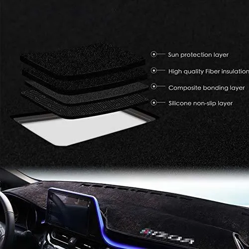 Protector De Tablero Para Toyota Chr Ch-r 2017-2020, Rojo