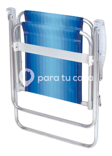Sillón Playa X 2 Unid Pescador Aluminio Rafia Mor 2101 Ct
