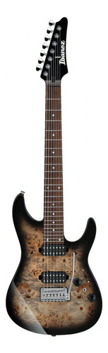 Guitarra Ibanez Az427p1pb Charcoal Black Burst 7c Com Bag Material Do Diapasão S-tech Rosewood Orientação Da Mão Destro