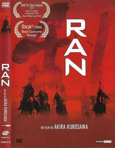 Ran Dvd Original Akira Kurosawa Tatsuya Nakadai Akira Terao