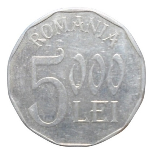 Rumania 5,000 Lei 2002  R2v#3