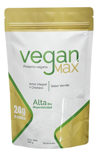 Proteína Vegan Max Sabor Vainilla 900 G Itranut