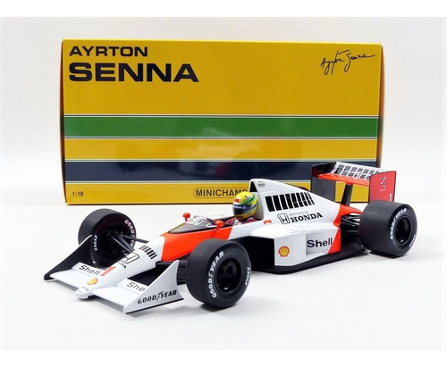 Mclaren Honda Mp4/5 1989 #1 Ayrton Senna- F1 Minichamps 1/18