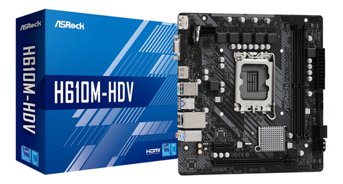 Motherboard Asrock H610m Intel 1700 Generacion 12 13 14 Ddr4