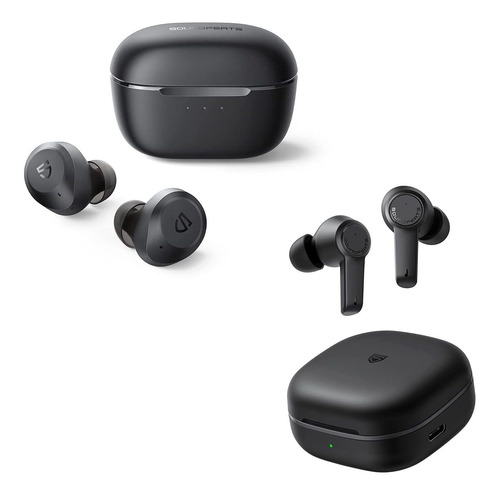 Auriculares Earbuds Inalambricos Negro | Soundpeats T2 / T3