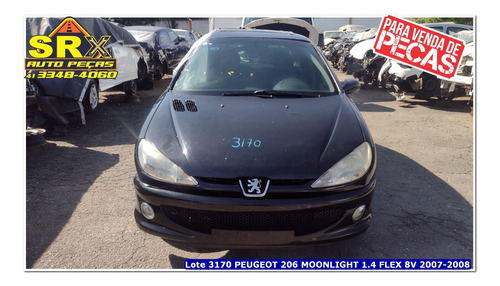 Sucata Peugeot 206 Moonlight 1.4 Flex 8v 2008