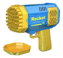 Comprar Lanza Cohete Burbujas Bazooka 40 Agujeros Navidad Genieka
