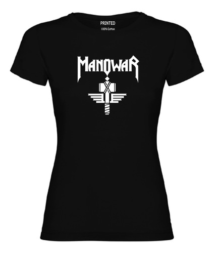 Polera Mujer Estampado Manowar Mart