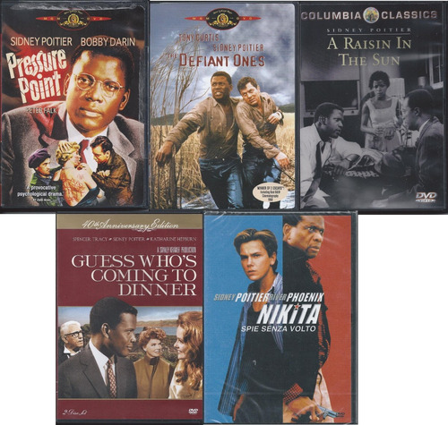 1a Colección Sidney Poitier 5 Películas Clásicas