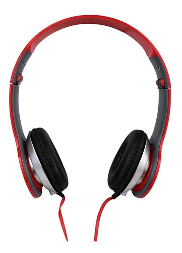 Audífonos Diadema Mitzu Mh-5026rd Rojo Plegables End