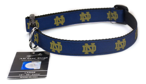 Collar Para Perro All Star Dogs Notre Dame Ribbon - Pequeño