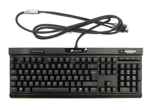 Teclado Corsair K70 Rgb Mecánico Multimedia Usb Retroilum.