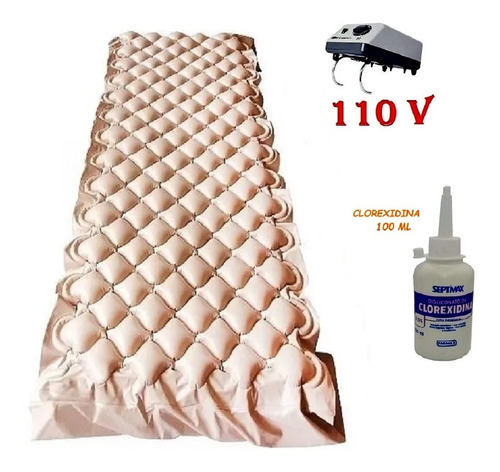 Colchão Antiescaras Massageador Dellamed Com Motor 110v