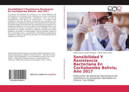 Libro: Sensibilidad Y Resistencia Bacteriana En Cochabamba B