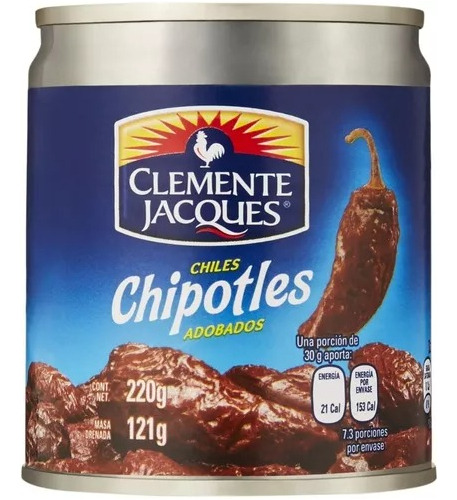 Chiles Chipotles Adobados Clemente Jacques 24 Latas De 220g