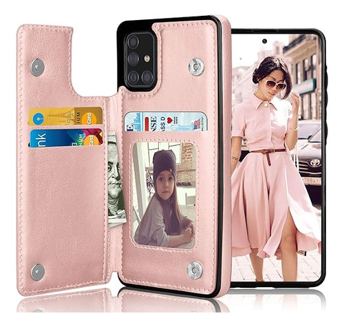 Tekcoo Funda Tipo Cartera Para Samsung Galaxy A71 5g