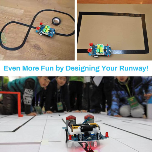 Kit Robot Seguidor De Línea Arduino Compatible 2wd Pilas