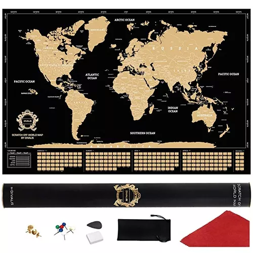 Mapa Rasca Estados Unidos mapa de regalos de viaje Estados Unidos