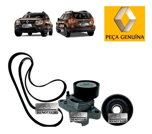 Kit Correia Tensor Alt Duster 1.6 16v 2015 Acima 7701479150