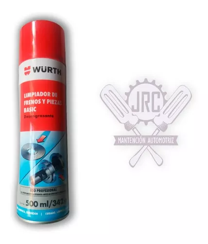 LIMPIADOR WÜRTH METÁLICOS Y FRENOS SPRAY 500 ml. - Motard Class