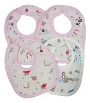 Comprar Set 2 Baberos Bebe Impermeable Hipoalargenico Algodón Babero