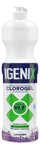 Cloro Gel Igenix Variedad Aromas Botella 900cc