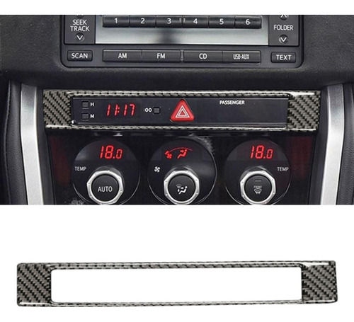 Adhesivo Negro De Reloj De Control Central Para Subaru Brz/t