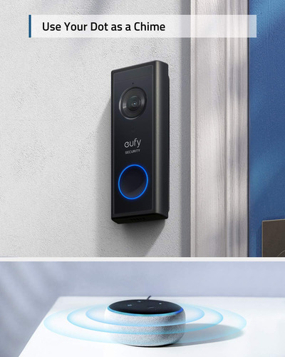 Timbre Con Vídeo Eufy Security C210, Batería 1080p, 120 Días