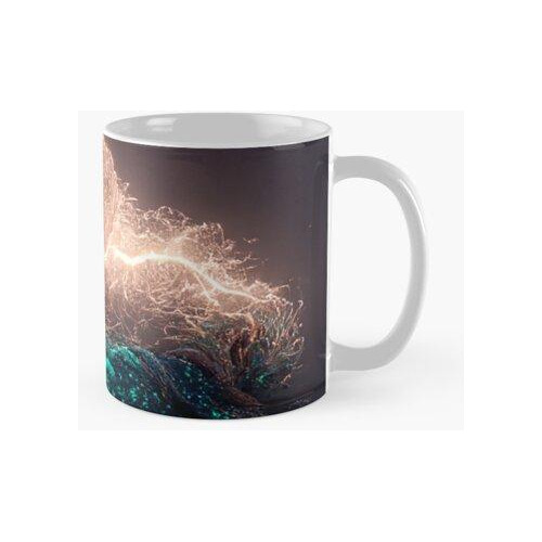 Taza Detallado Elegante Distópico Moderno Ultra Realista Cal