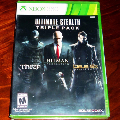 Videojuego Ultimate Stealth Triple Pack Xbox 360 Sellado